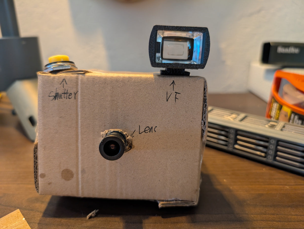 A DIY retro digital camera project - Blog #3 Prototype V -1
