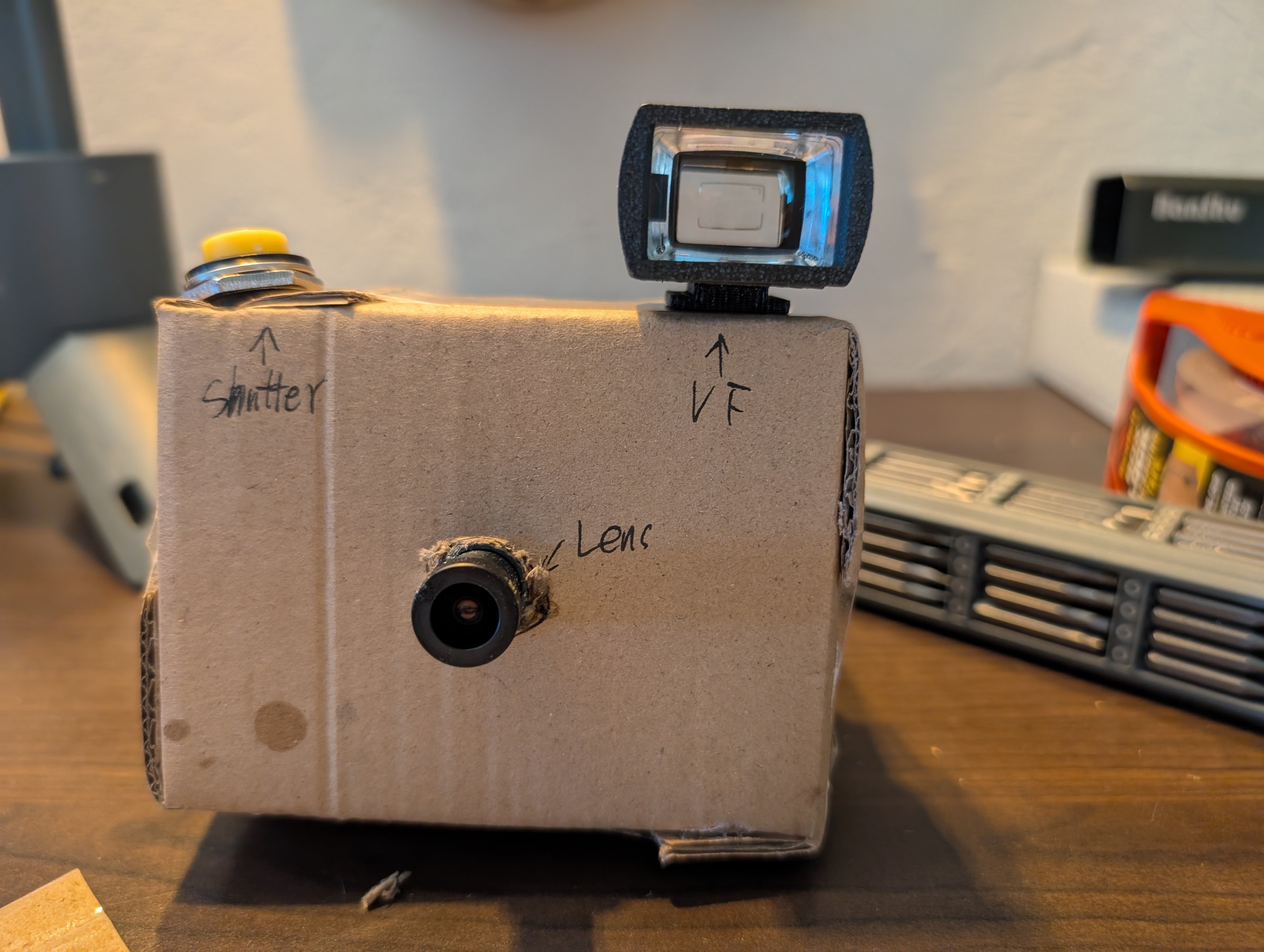 A DIY retro digital camera project - Blog #3 Prototype V -1