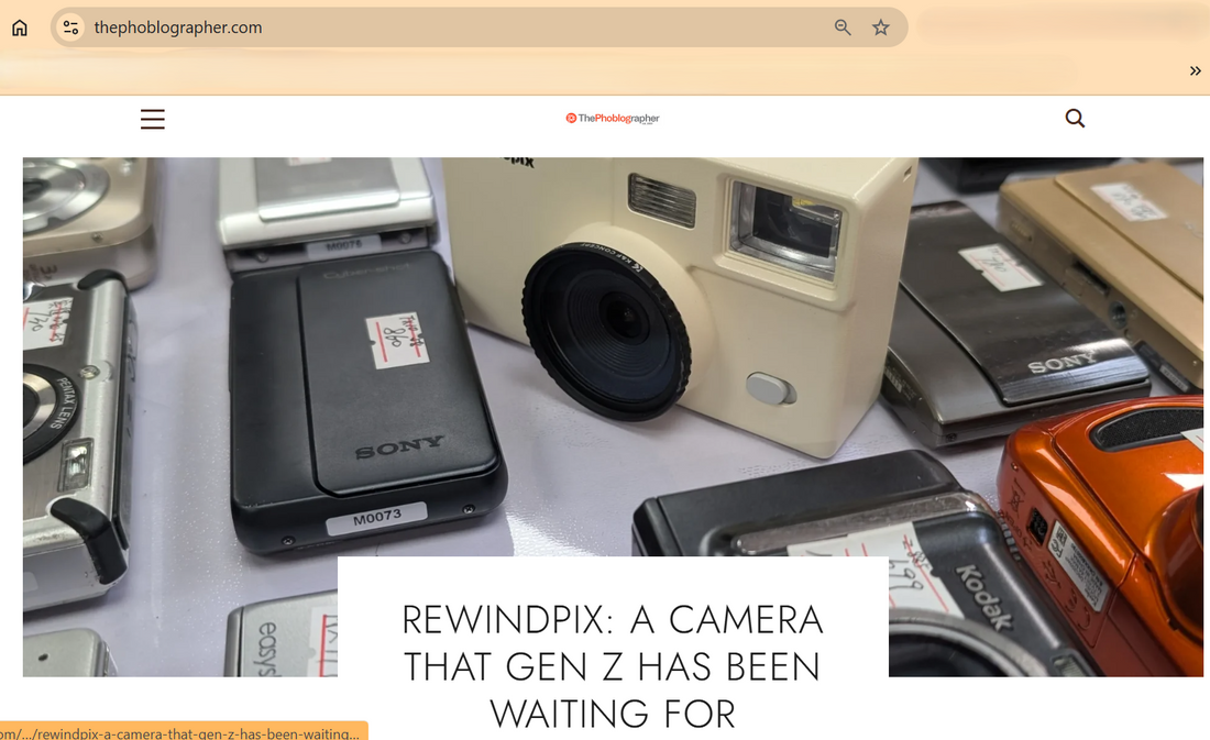 My first media coverage! Thanks to The Phoblographer!