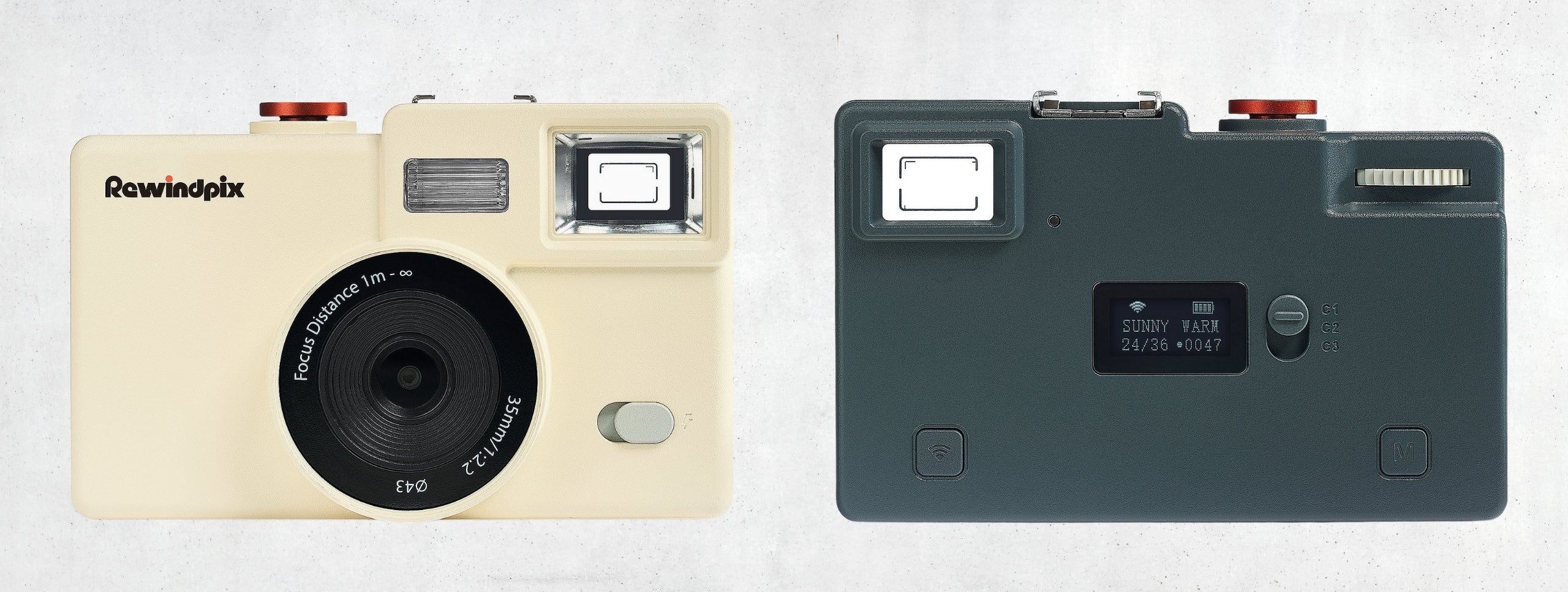 Rewindpix – A Non-Disposable Retro Digital “Film” Camera with Viewfind